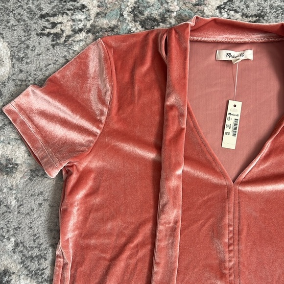 Madewell velour top - Picture 2 of 10